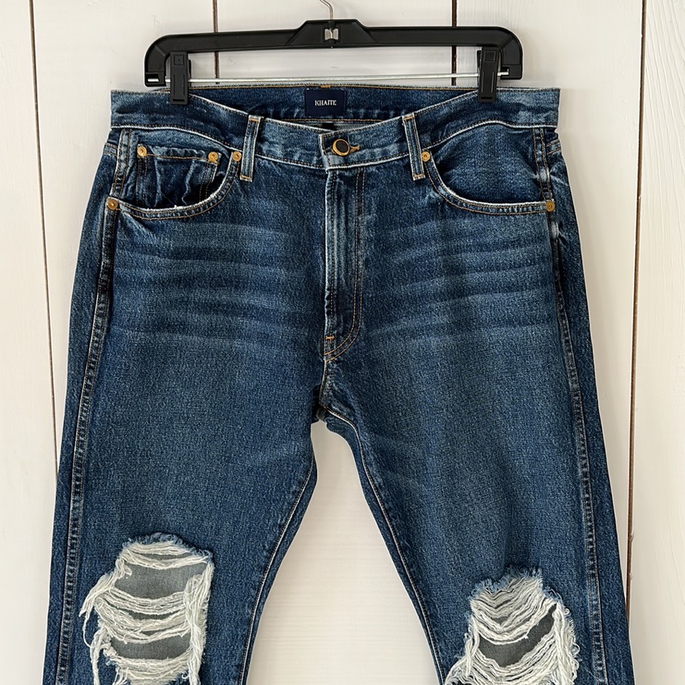 KHAITE Kyle Jeans Tucson Blue Sz 30 NEW - Picture 6 of 13